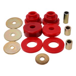 Toyota Tacoma Differential Bushing Set - Rear - Energy Suspension - Red - `05-`15 Toyota Tacoma Differential Bushing Set - Rear - Energy Suspension - Red - `05-`15